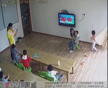 D1效果-廣州某幼兒園視頻監(jiān)控效果演示